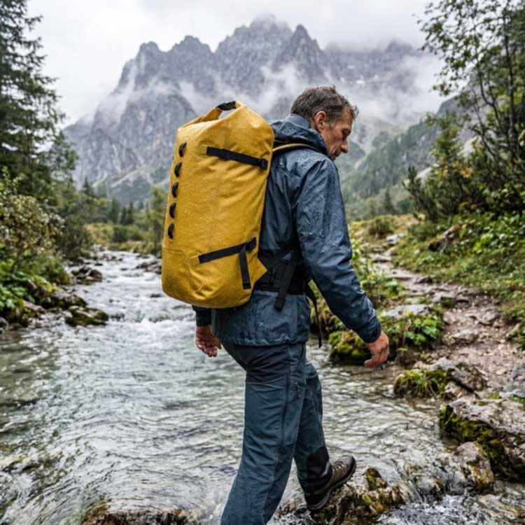 Rucsac impermeabil pentru drumeții: caracteristici cheie pentru aventurile în aer liber