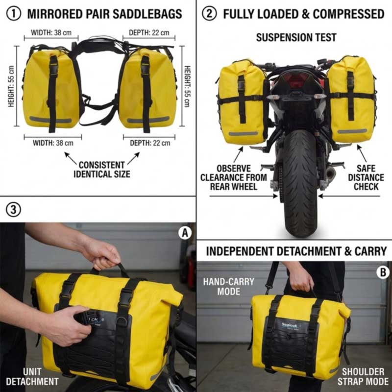Producător de sacoșe pentru motociclete pentru mărcile de motociclete Adventure