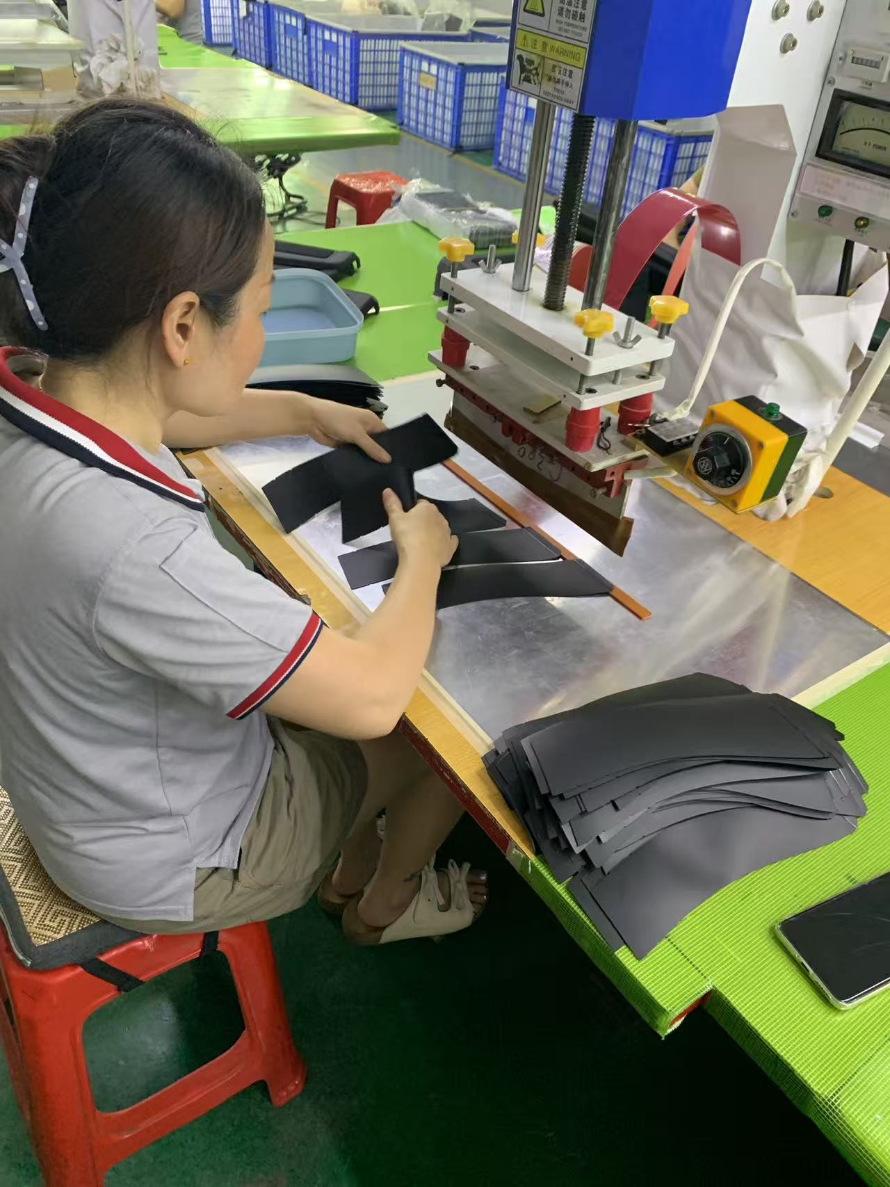 În cadrul unui program de saci pentru cadru Bikepacking la uzina noastră din Dongguan