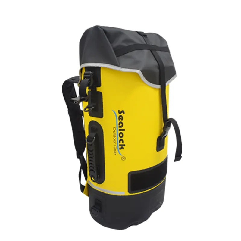 Rucsac pentru speologie 45L / 55L / 65L IPX8 impermeabil cu garnitură din cauciuc natural